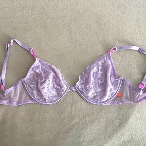 Lilac unlined bra